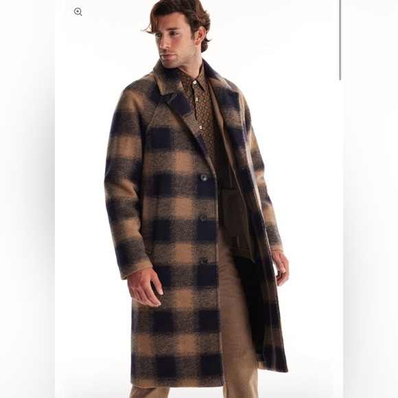 Softcloth Men’s Essex Wool TopCoat - Picture 2 of 9